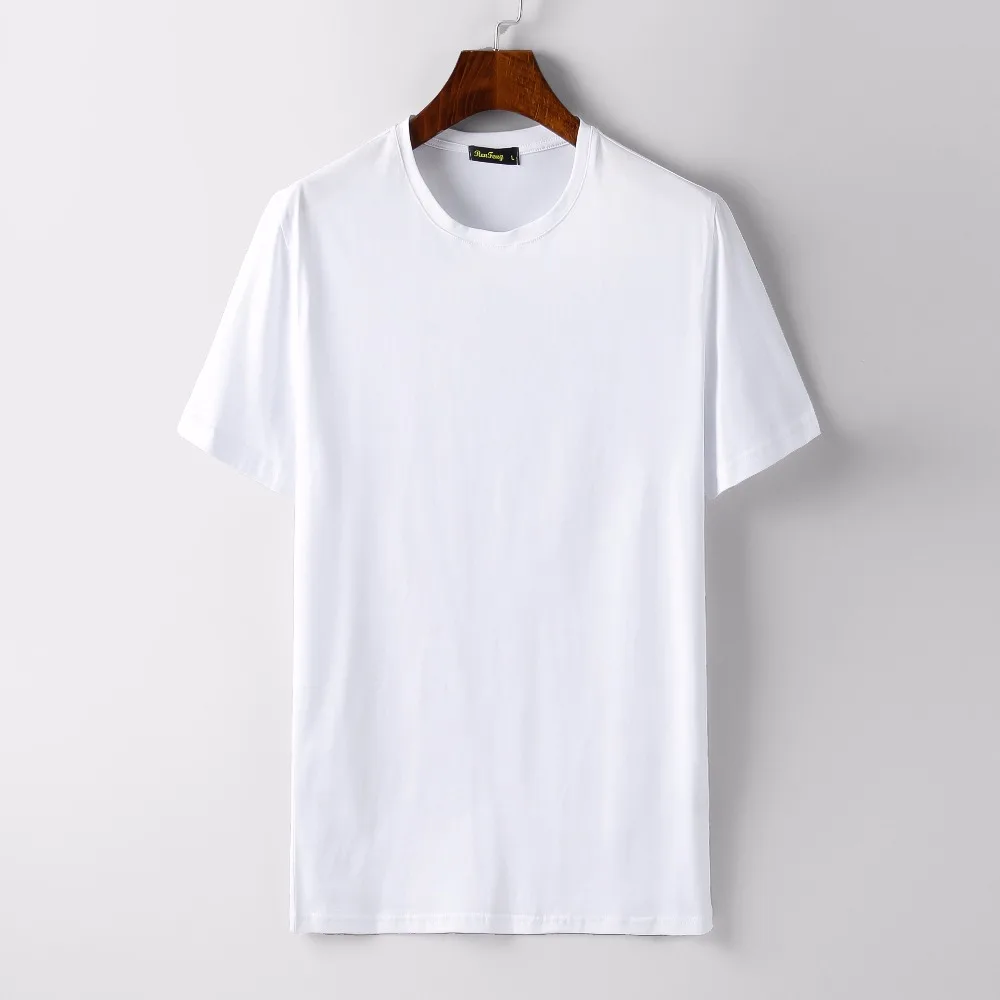 2018 summer Hot selling Men O neck t shirt Mercerized cotton short sleeve tops high quality Casual Men Slim Fit Classic t shirts (2)