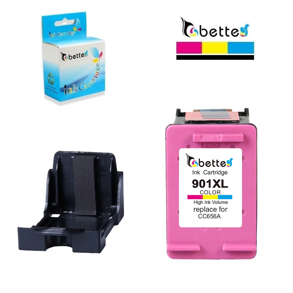 Цветной чернильный картридж BETTE для замены HP 901 XL hp Officejet 4500 G510 G510g Desktop G510a G510b Wireless