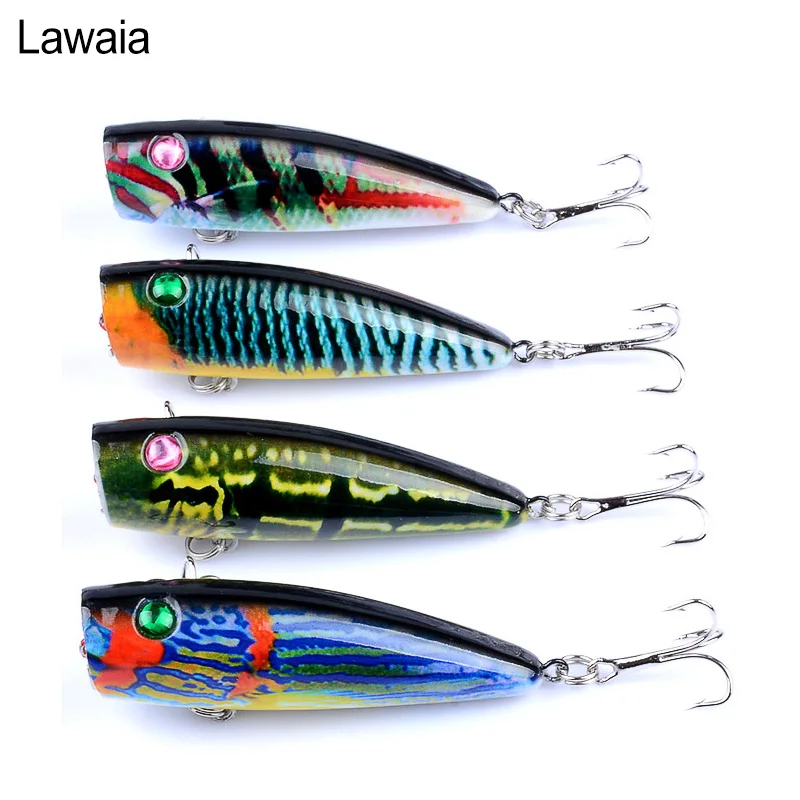 

Lawaia Fishing Lure Luya Bionic Bait 4 Color Painting Series Bait Wave 6.8cm/8.7g Water Surface Hard Bait Swimbait Fishing Lures