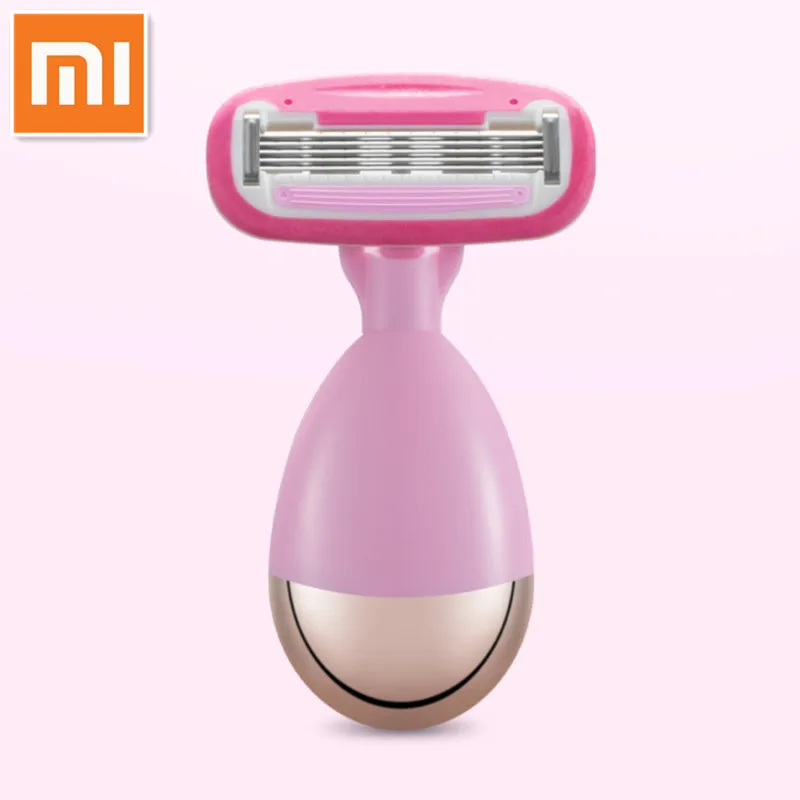 

Xiaomi Zhibai Lady's Razor 5-layer Blade No Harm To Skin 8cm Long 18g Mini Relaxed Convenie Washable Skin Lubrication For Women