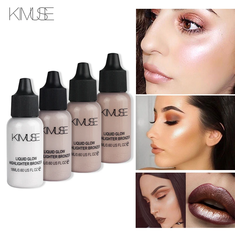 KIMUSE Liquid Glow Highlighter Face Brighten Lips Face ...