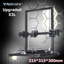 big print size 315*300*215mm Tronxy X3L Upgraded Aluminium profile High Precision Reprap 3D printer DIY kit Long distance series