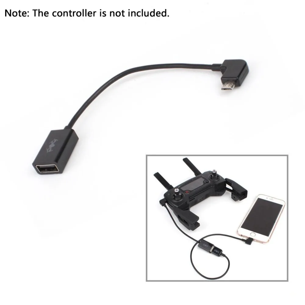 TYPE C/Micro USB/Lighting to USB OTG Cable Data Line for DJI SPARK/ MAVIC PRO/ Phantom 3/4 and