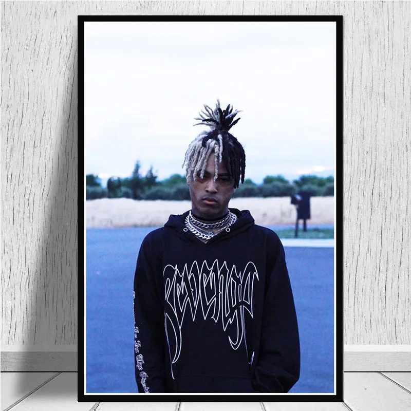 Настенная картина HD Печать на холсте модульные картины XXXtentacion Rapper Nordic Modern постер