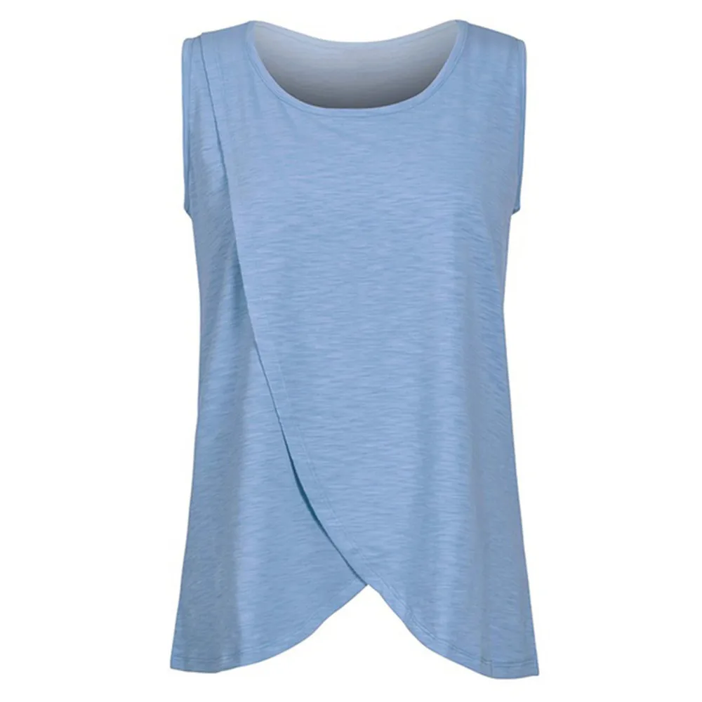 Loozykit Summer Women Maternity Nursing Tops Cotton Maternity Breastfeeding Top Pregnancy Lactation T-Shirt Breastfeeding Cloth