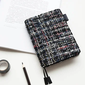 

1pcs NOTE FOR Original Cloth Pocket Set Lingge Pocket Notebook Stationery A6 Book Korean Small Fresh