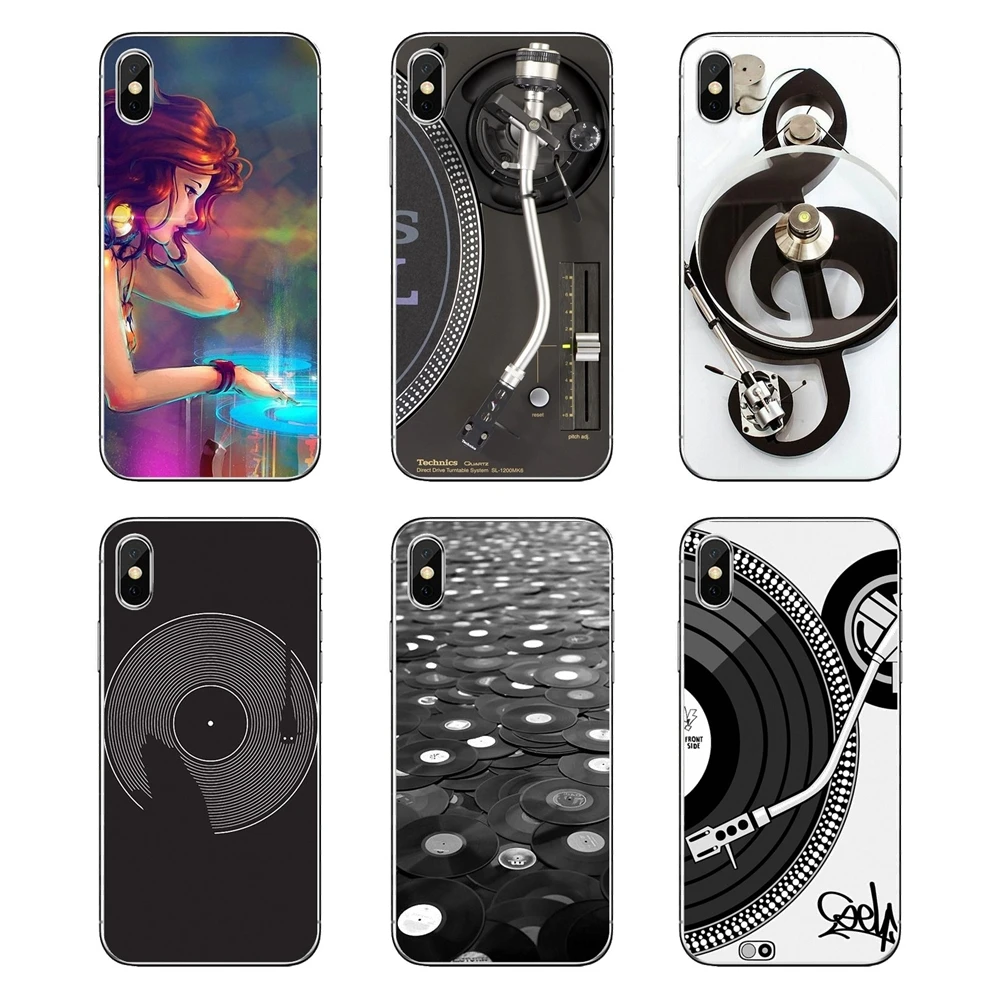 

For Motorola Moto X4 E4 E5 G5 G5S G6 Z Z3 G3 C Play Plus Soft Transparent Cases Covers Digital Mixer DJ Turntable Poster