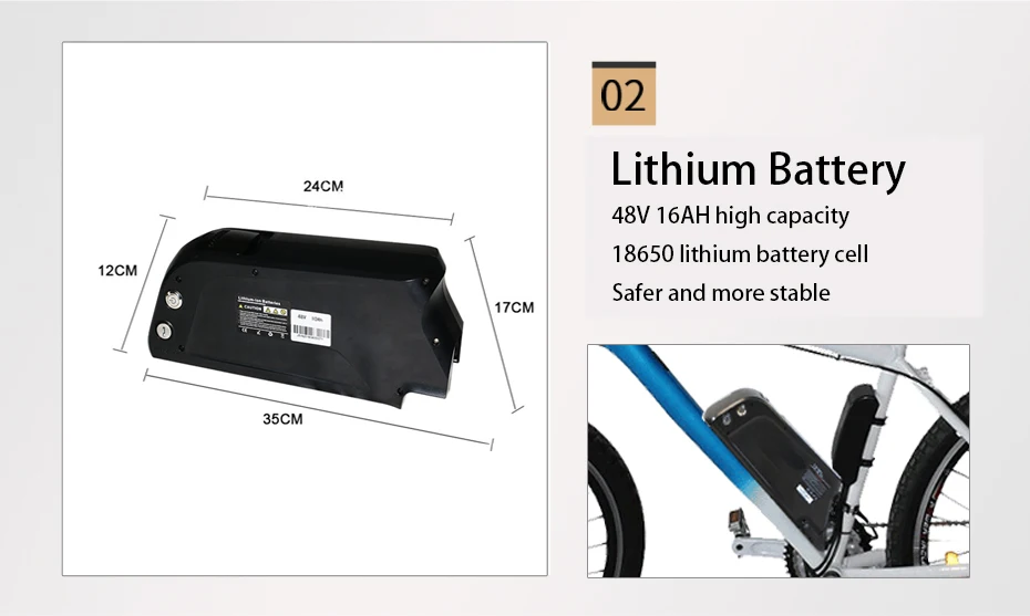 Clearance 48V Electric Bicycle 1000W Conversion Kit for 26" Motor Wheel with 16AH LG Bottle Battery LCD900 volo electrique parts 5 Clearance 48V Electric Bicycle 1000W Conversion Kit for 26" Motor Wheel with 16AH LG Bottle Battery LCD900 volo electrique parts 5