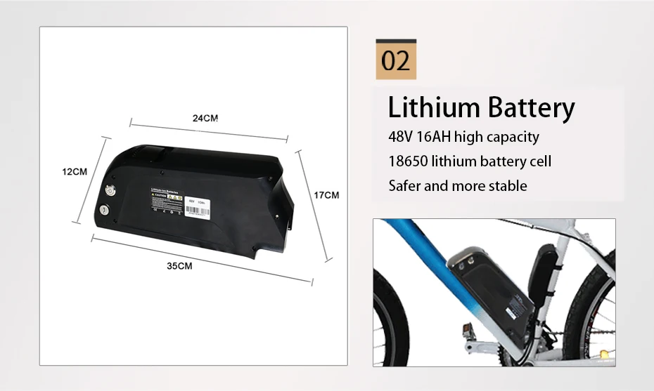 Clearance 48V  Electric Bicycle 1000W Conversion Kit for 26" Motor Wheel with 16AH LG Bottle Battery LCD900 volo electrique parts 5