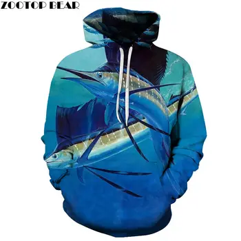 

Sharp Mouth Fish 3D Printed Hoodies Men Women Sweatshirt Hooded Tracksuit Casual Pullover Hoody Streetwear Spring Coat Dropship