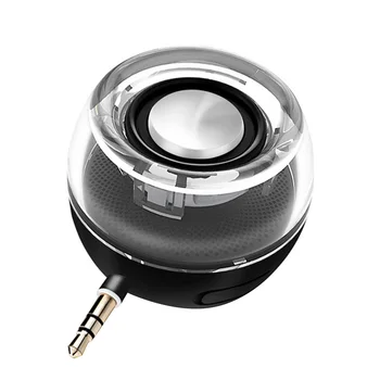 

F10 Portable HIFI 3D Surround 3.5mm Aux Audio Jack Mini Wireless Powerful Crystal Speaker for Smart Phone Tablet