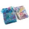 Wholesale 10/20/50Pcs 4 Sizes Drawstring Organza Bags White&Colorful Jewelry Packaging Bags Wedding Gift Bags Jewelry Pouches ► Photo 3/6