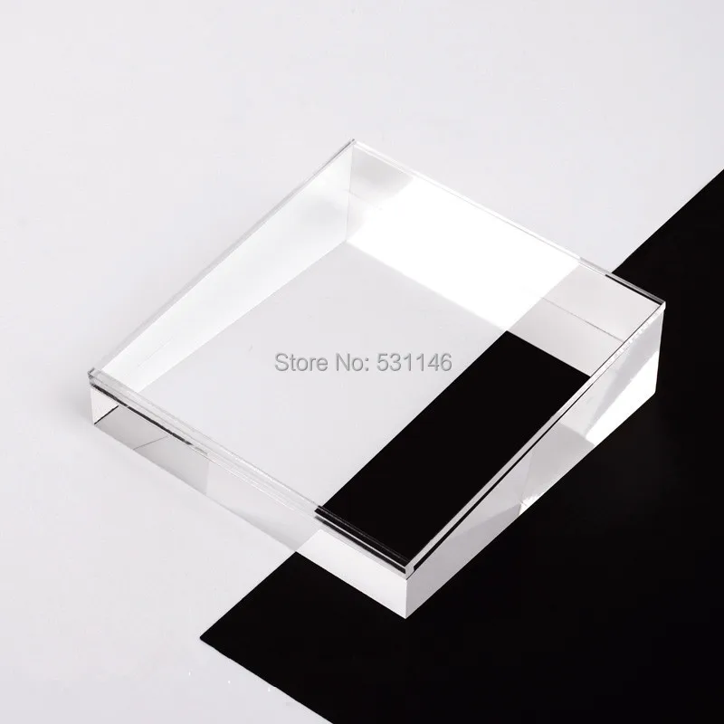 

Free Shipping 5PCS Clear acrylic Crystal Holder Mobile Cell Phone parameter price tag Display table cards Rack Mount High-grade