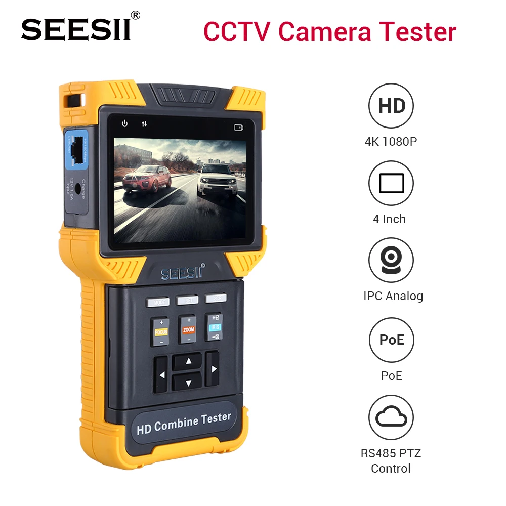 HD 1080P 4 дюймовая IP камера CCTV тестер монитор Wifi TVI CVBS камеры безопасности ONVIF видео tvi