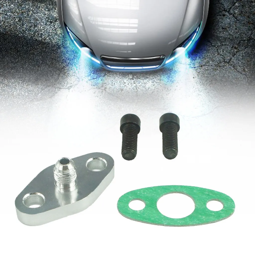 

wupp Turbo Chargers & Parts turbo relief valve turbine for car Vacuum Wastegate Oil Drain Return Flange Turbocharger AN4 Jun11