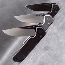 LAND 9104/916 карманный складной нож 12C27 лезвие камень мыть стальной шарикоподшипник Открытый Кемпинг портативный выживания Рыбалка edc инструмент