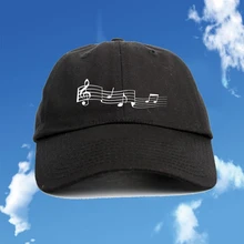 Бейсболка на заказ с музыкальными нотами, бейсболка для спорта на открытом воздухе