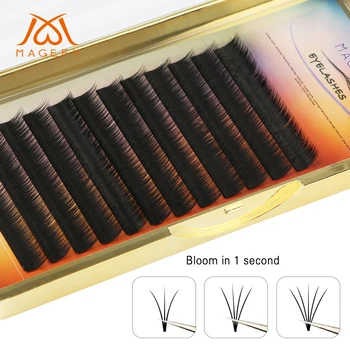 

NEW 100% Handmade False Eyelash Extensions Silk Mink Eyelashes Size C Curl Individual Eyelash Extension Cilia 3D Volume Lash