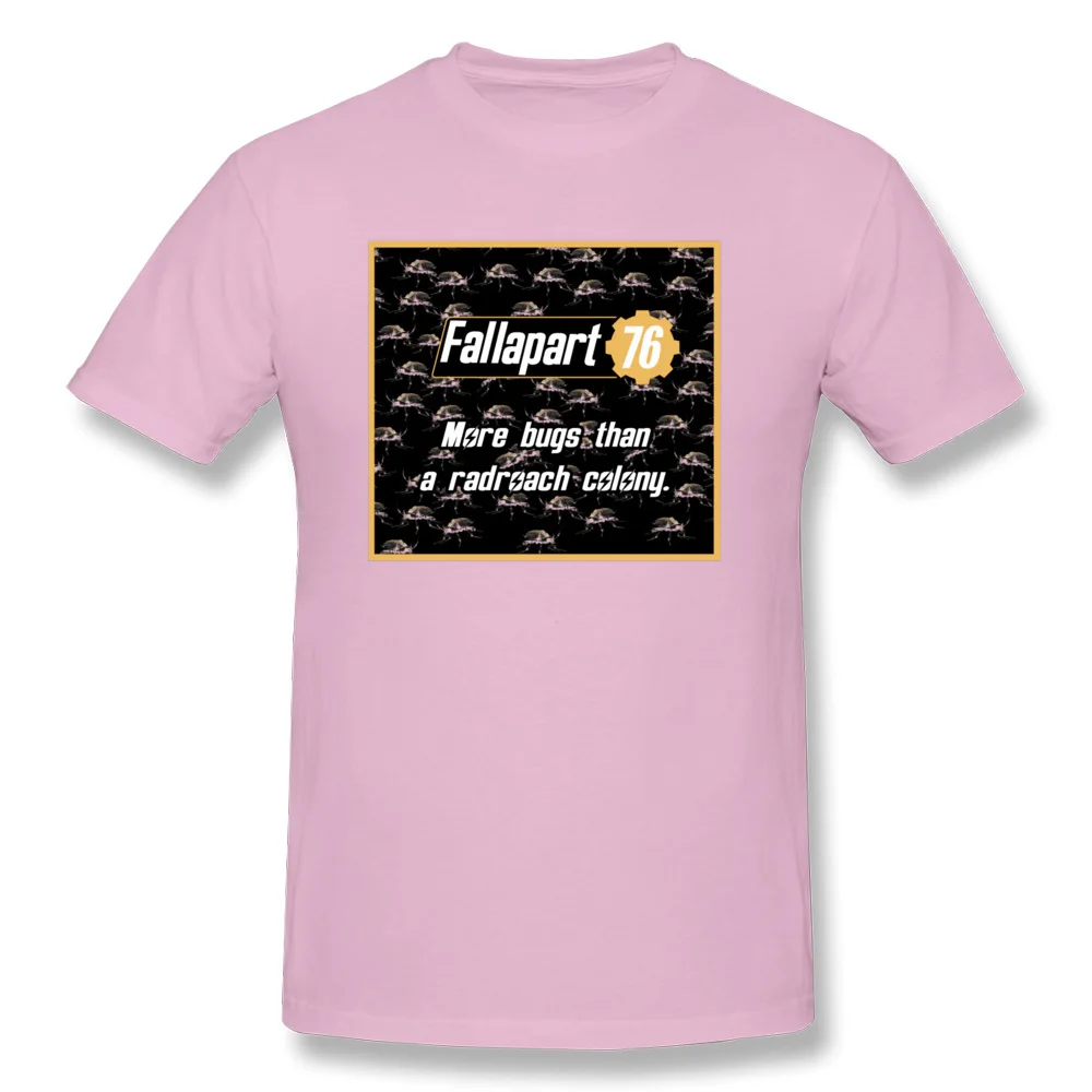 O-Neck Fallapart 76 100% Cotton Men Tshirts Printed Short Sleeve Tops Shirts Designer Fitness Tight T Shirt Free Shipping Fallapart 76 pink