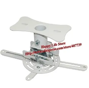 

wholesale 15pieces/lot Black/white universal lcd holder durable projector ceiling tilt wall mount metal bracket free shipping