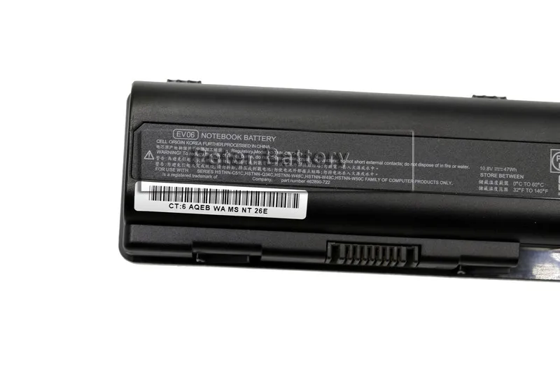 JIGU 536436 001 аккумулятор большой емкости EV06 EV12 HSTNN C51C C52C C53C CB72 CB73 оригинальный ноутбук