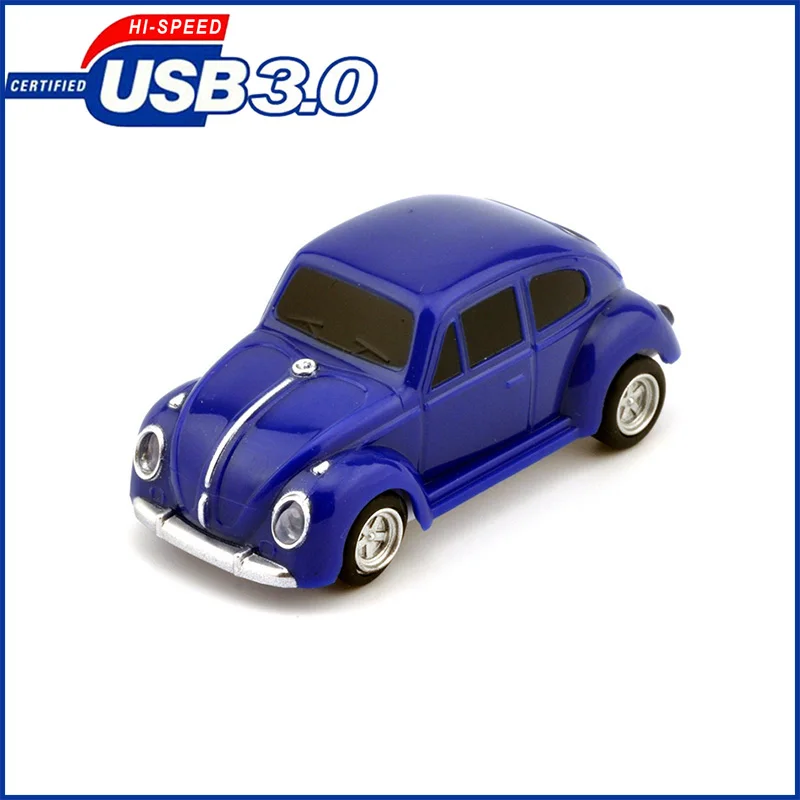 Usb 3,0 скоростной флеш-накопитель Mini Cooper Beetle, автомобильный usb флеш-накопитель, флеш-накопитель, 4 ГБ, 8 ГБ, 16 ГБ, 32 ГБ, 64 ГБ, флеш-накопитель, подарок - Цвет: Beetle Bule