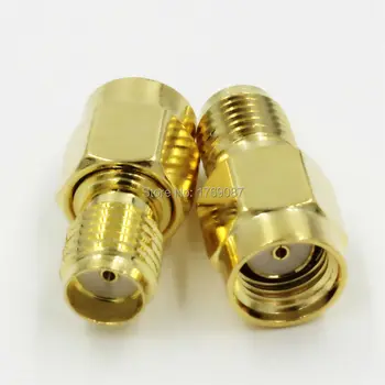 

100PCS SMA Female Jack to RP-SMA Male Jack (Female Pin) RF Adapter Connector