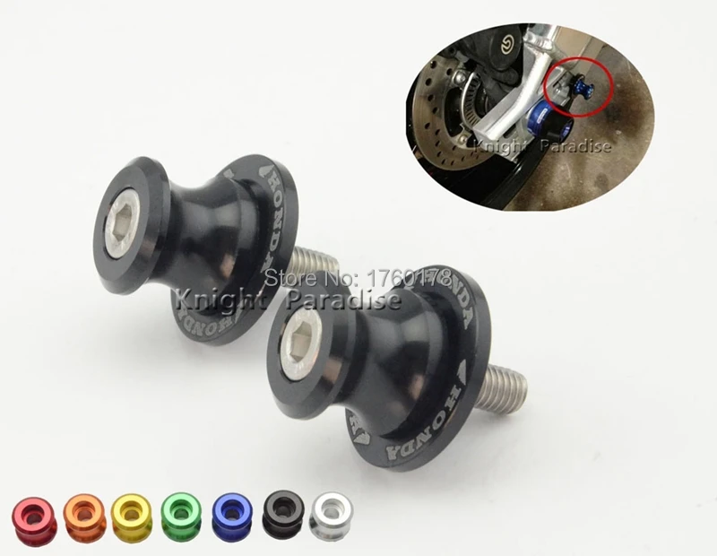 New 8mm CNC Motorcycle parts swingarm Spools stand bobbins for Honda