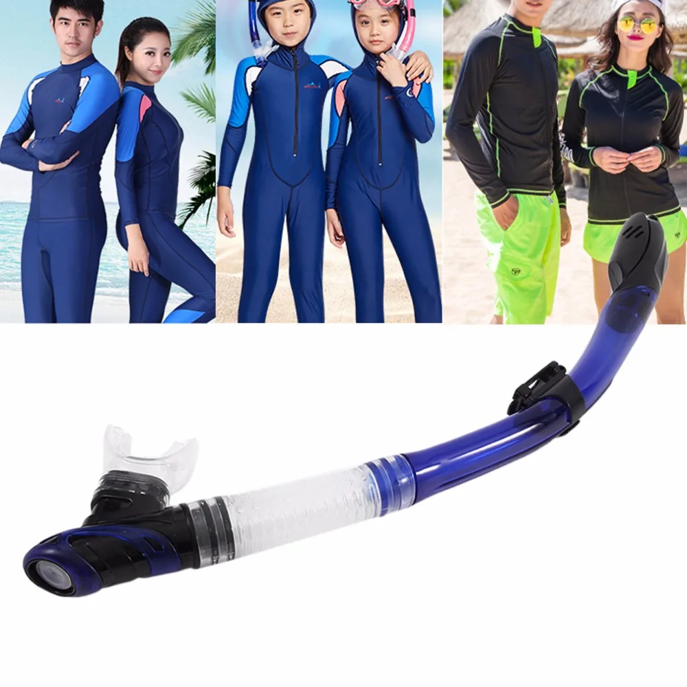 Buy S 207 Professional 49CM Swimming Snorkel Swimming Diving Breathing Tube Dry