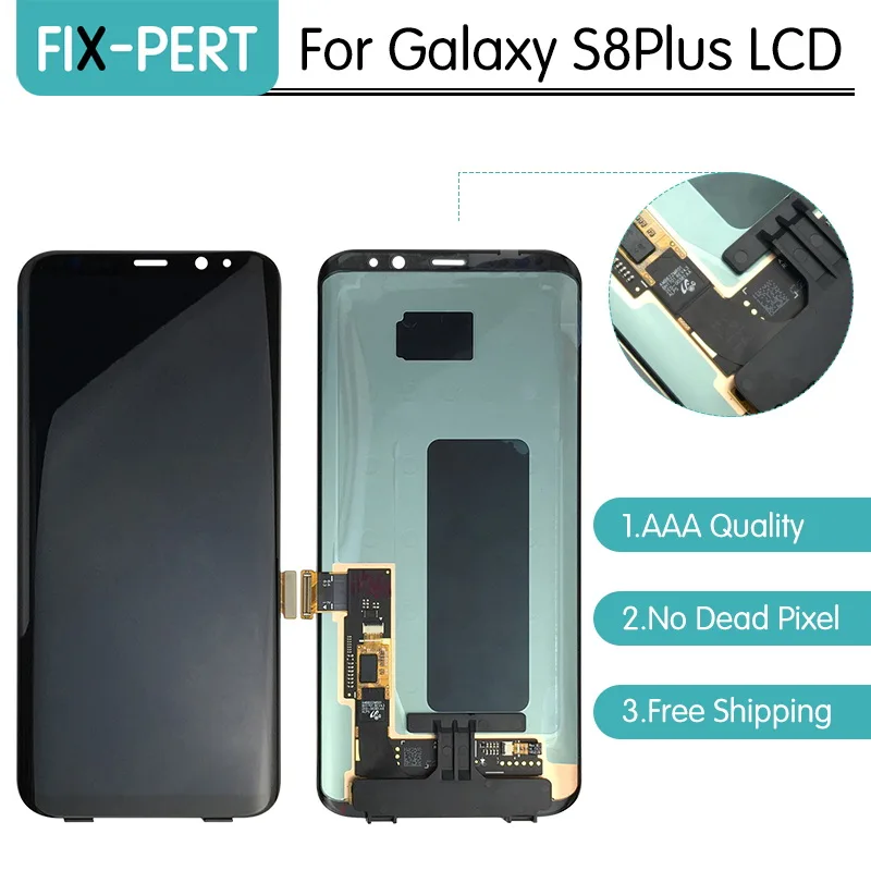 

Original For Samsung S8 S8 Plus G950 G950f G955 G955U Lcd Display With Burn-in shadow Touch Screen with frame Digitizer Assembly