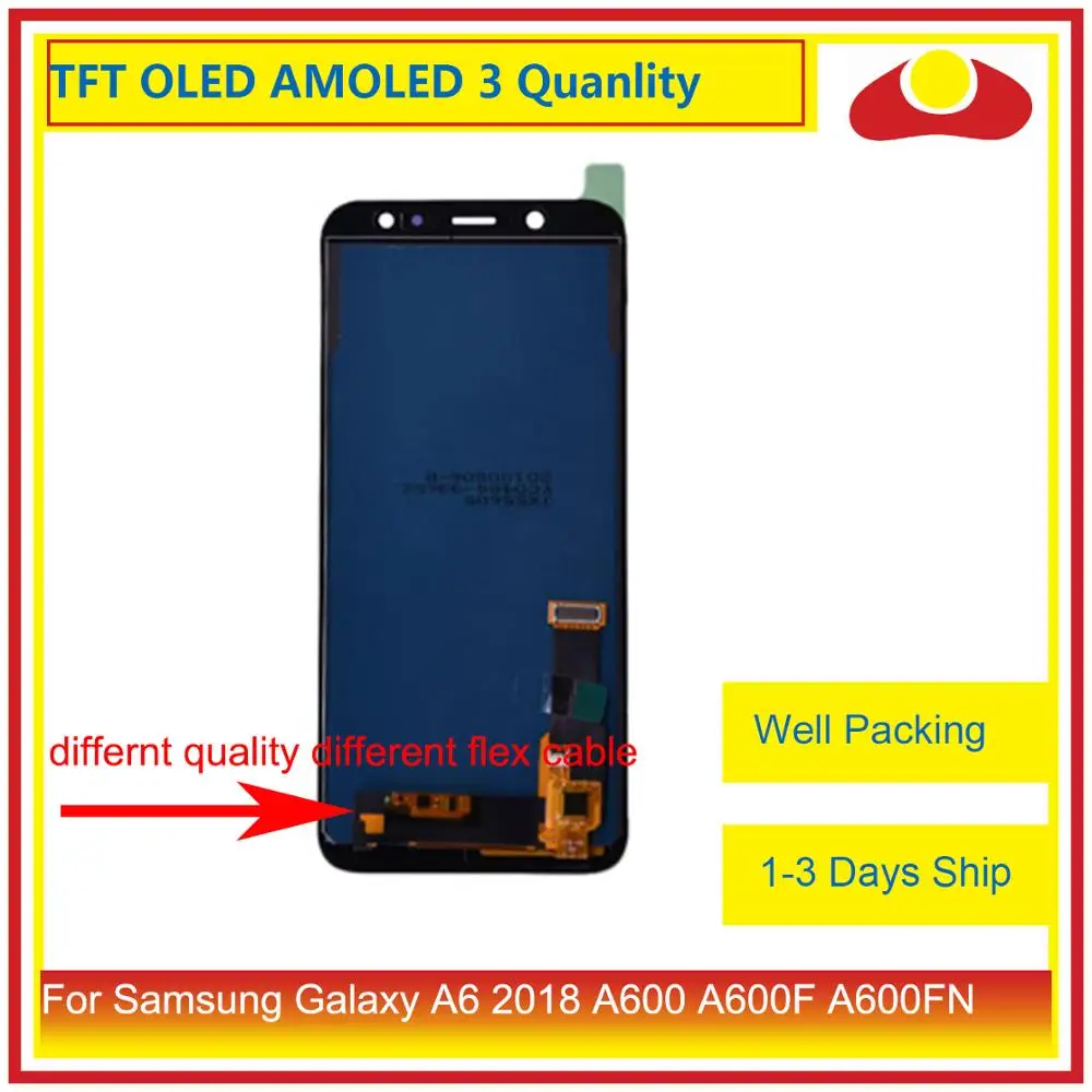 Оригинальный ЖК дисплей с дигитайзером сенсорного экрана в сборе для Samsung Galaxy A6