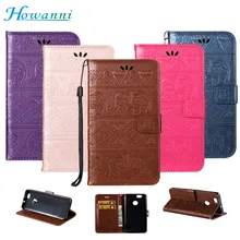 Howanni Elephant Leather Case For Samsung Galaxy S8 Plus Case Flip 6.2″ Wallet Stand Phone Cover For Samsung S8 Plus Case Capa