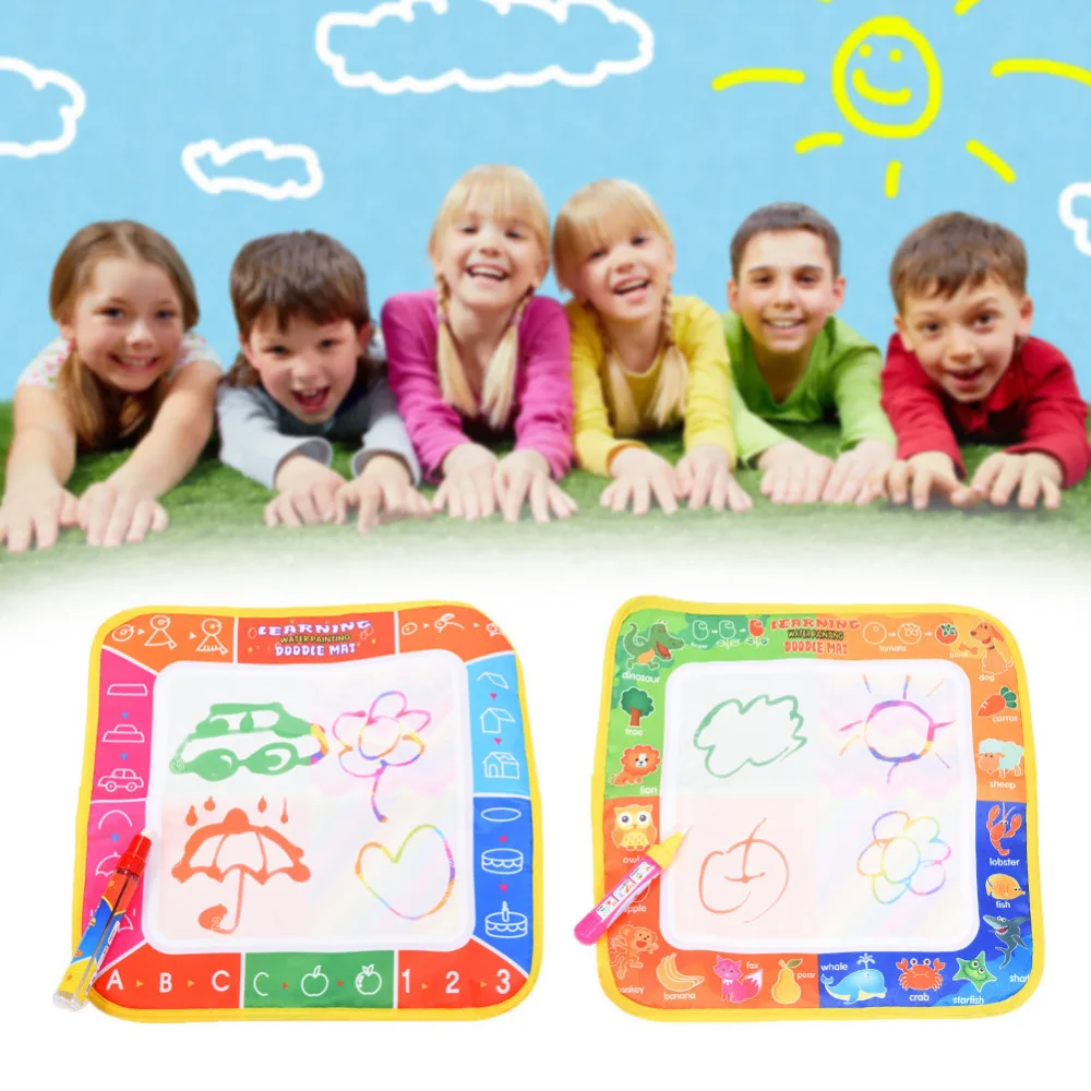 

Hot sale Children New Toys Water Drawing Mat Board Painting and Writing Doodle With Magic Pen Non-toxic Drawing Board for Kids
