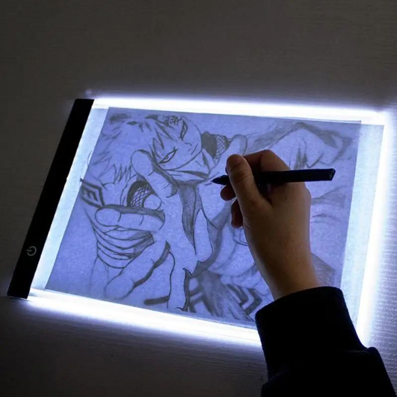 

Portable Ultra-Thin A4 LED Light Copy Painting Drawing Board Stencil Touch Animation Copy Tracing Pad Light Box Tablet Gift Toy