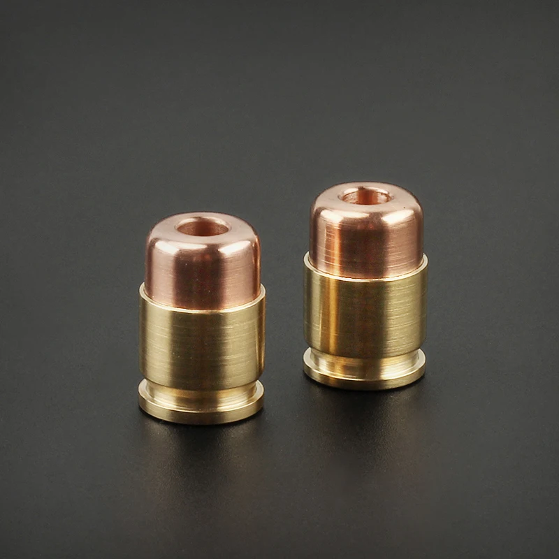 

Brass Big Fat Bullet Knife Beads Umbrella Rope Bead Outdoor Knife Gadgets Pendant
