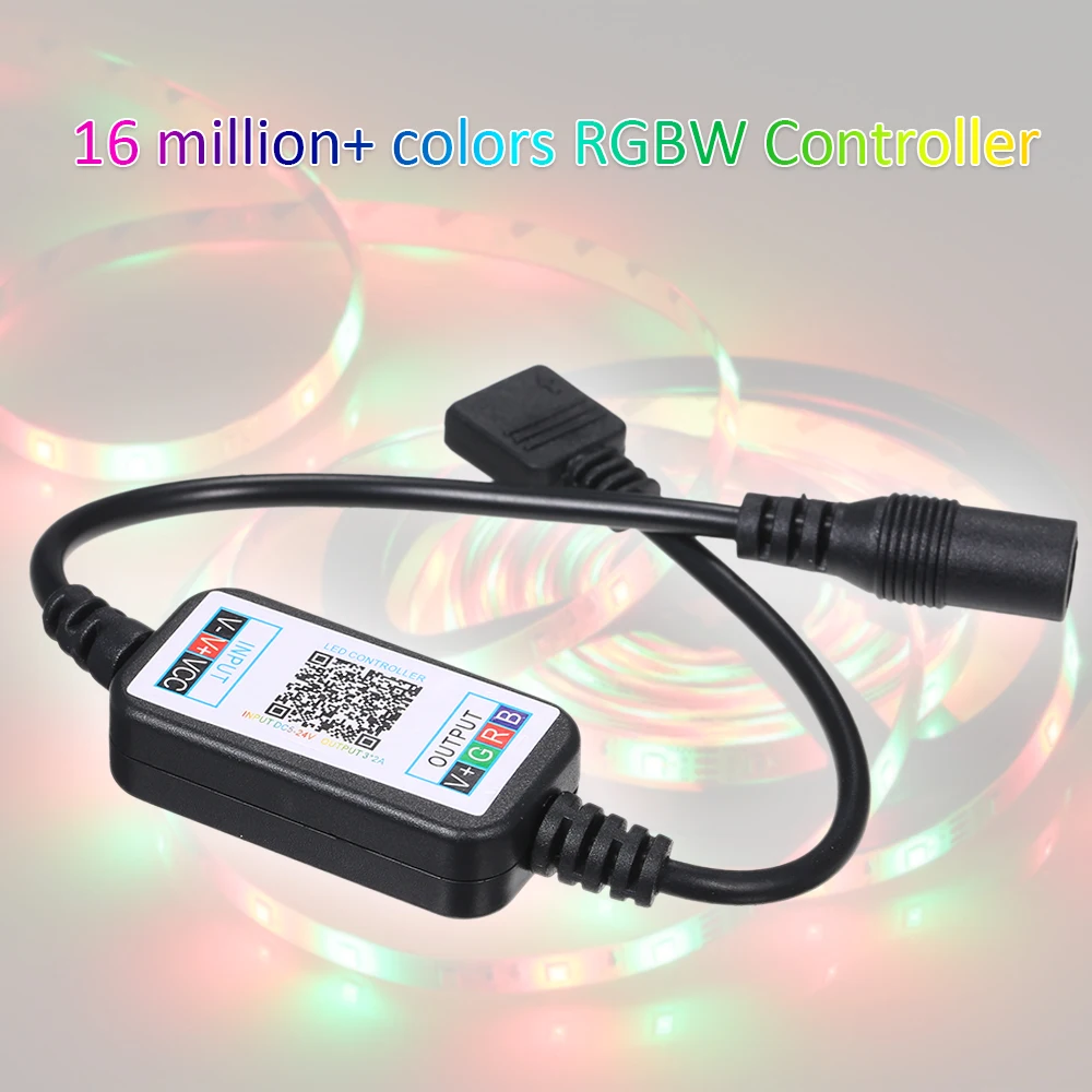 BT 4 0 RGBW контроллер для светодиодной полосы света работает с Android/iOS смартфон