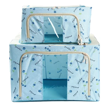 

Waterproof Quilt Storage Box Oxford Cloth Folding Organizer Clothes Storage Box Organizer Quilt Storage Box Basket