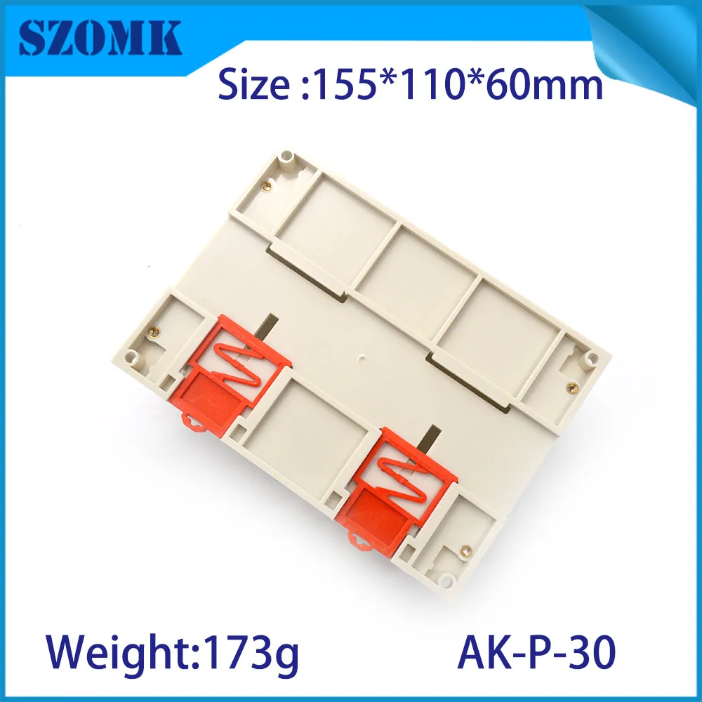 szomk plastic PLC enclosure din rail plastic instrument casing device box (8)