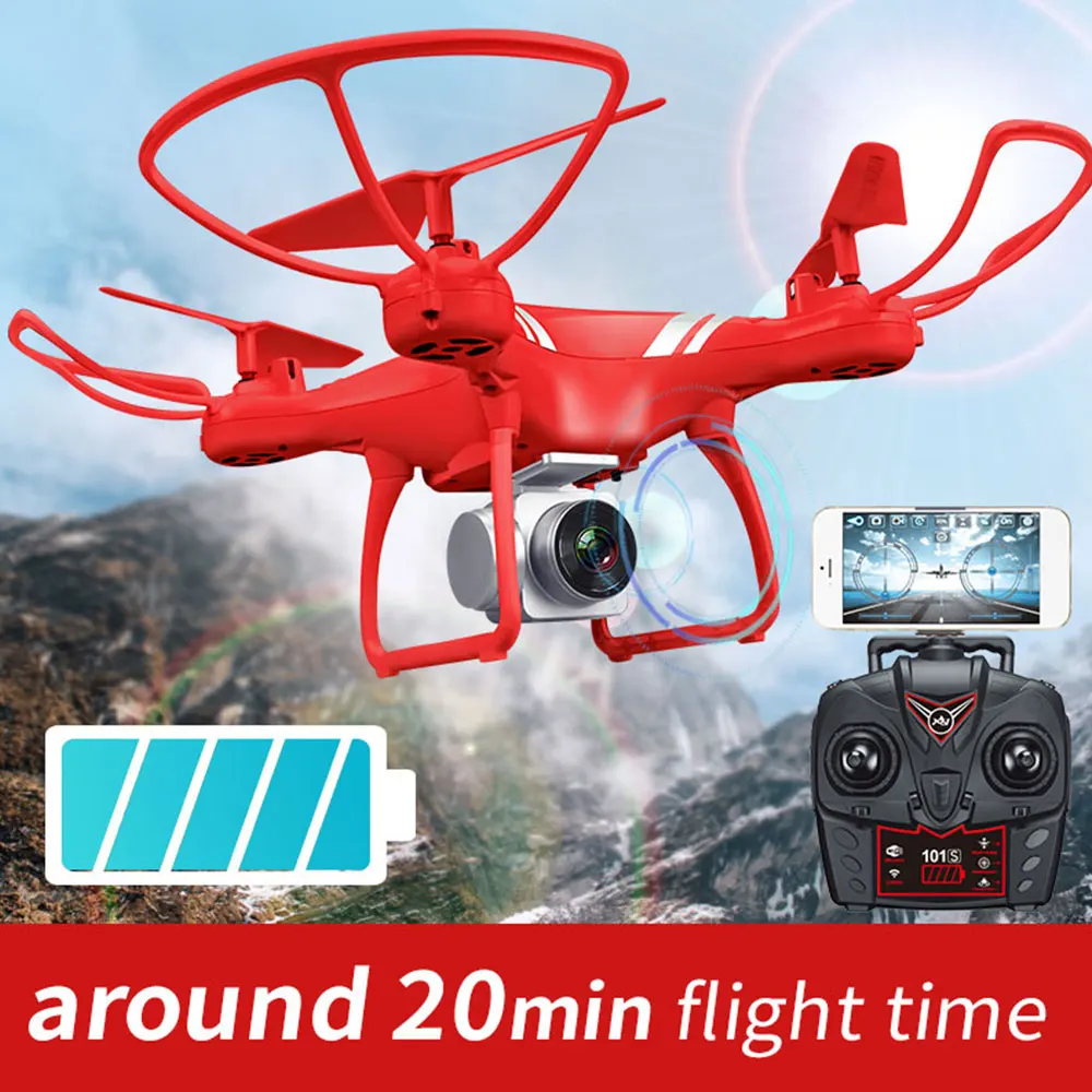 Дрон Lensoul с камерой 2 Мп HD FPV Wifi передача в реальном времени высота удержания 20