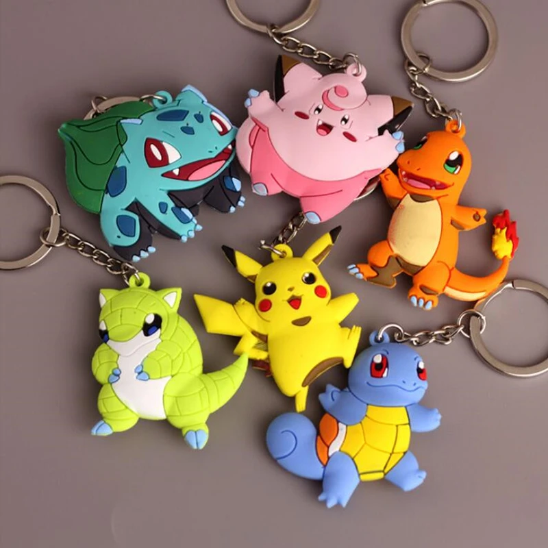 Покемон Mewtwo Пикачу Gengar Eevee Charmander брелок косплей кулон брелок