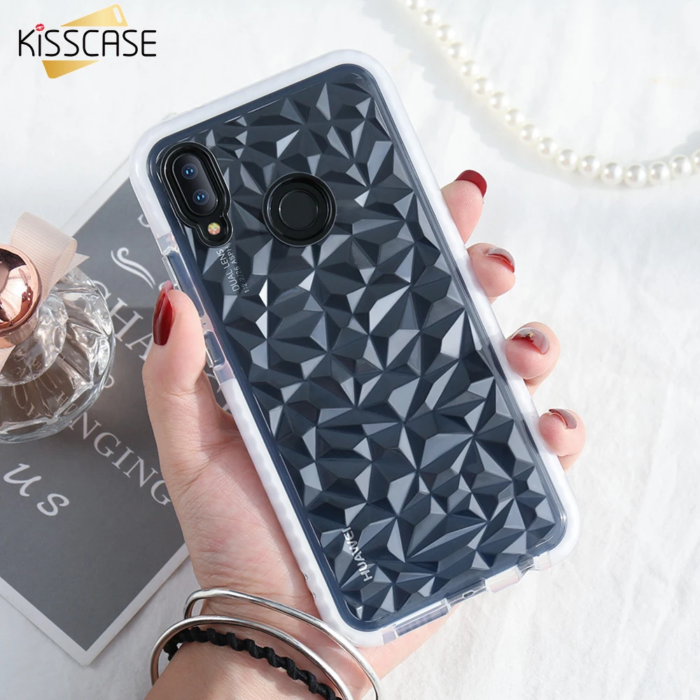 Прозрачный силиконовый чехол KISSCASE для Huawei P20 Lite Honor 10 телефона pro противоударный