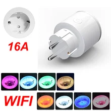Умная розетка Wifi умная настенная розетка для Smart Life App EU US UK Plug Switch Alexa Google Home Mini IFTTT для Vhome