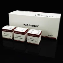 100 шт./лот Замена VapeSoon стеклянная трубка для TFV8 BIG BABY 5 мл/IJUST S/MELO 3 мини распылитель поддержка смешанный заказ