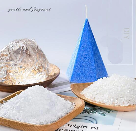 

CHUANGGE Ice Patterned Wax Handmade Candle Making DIY Material For Aromatherapy Candle Mold Non Soy Wax Paraffin New Arrival