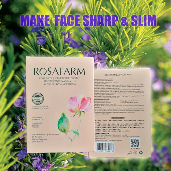 

Face-lift products 3d fiber mascara Face Slimmer with V Line patch Korean hotsale product 24pcs/12bags v line of the Chin patch