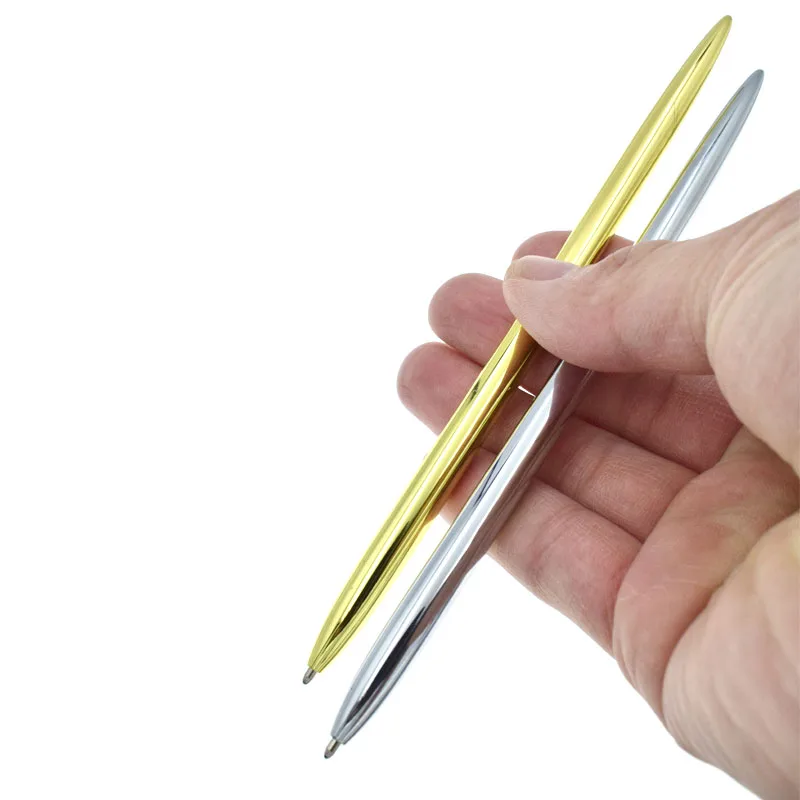 

Metal Ballpoint Pen Stainless Steel Rod Rotating Metal Ball Pen Gift Stationery Material Escolar Office Accessories Joy Corner