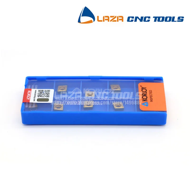 

CCMT060204-HMP NC3020 *10 pcs Korloy Turning Carbide inserts,Korloy blades for steel,Cut tips for SCLCR/SCKCR/SCMCN ToolHolder