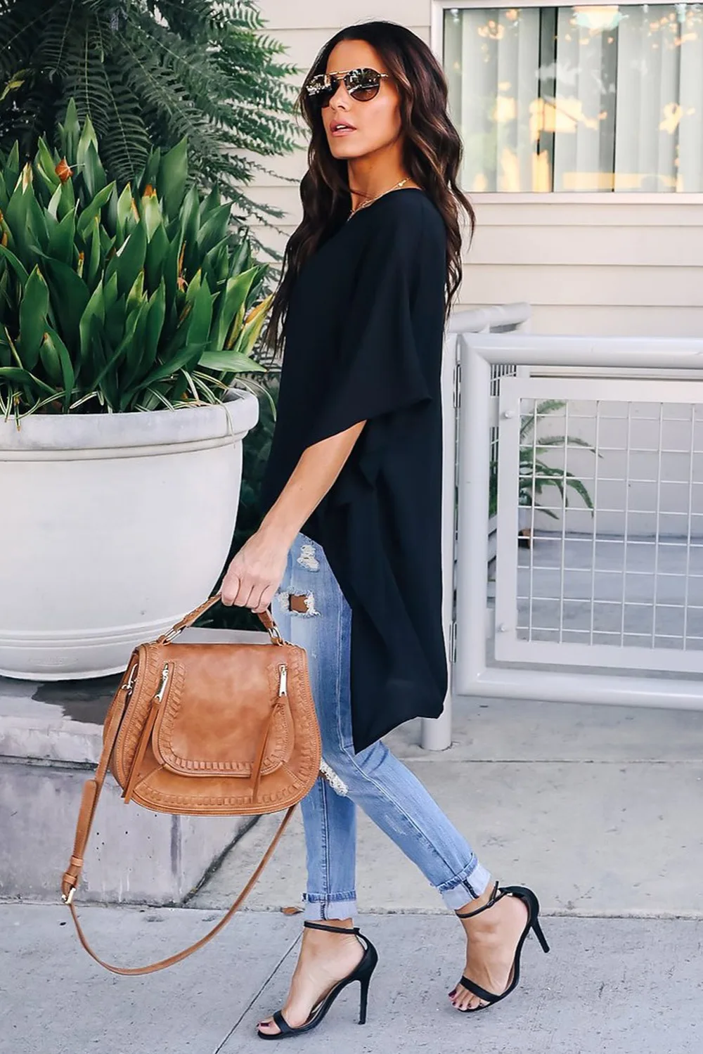 Black-Chic-High-Low-Kimono-Top-LC251989-2-3