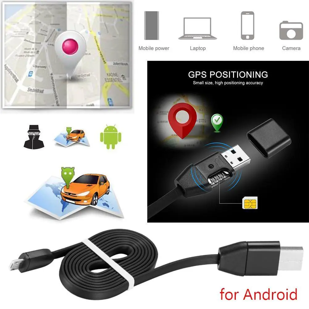 

Remote Tracking USB Cable GIM GPS Locator USB Data Miniature Anti-lost Tracker Vehicle Car GPS Tracker for Android High Quality