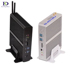 Большой Продвижение Mini PC i7 5550U HTPC Intel Nuc Безвентиляторный компьютер Бродуэлла Ultra HD 4 К 2 * Gigabit LAN + 2 * HDMI + SPDIF Неттоп PC TV КОРОБКА